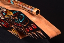 Ironwood (desert) Native American Flute, Minor, Mid A-4, #F44K (23)